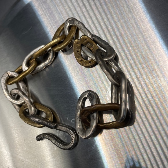 Mixed Metal Chain Bracelet - Picture 12 of 16